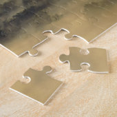 アメリカ、ノースダコタ、ミズーリ川渓谷 ジグソーパズル (側面)