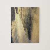 アメリカ、ノースダコタ、ミズーリ川渓谷 ジグソーパズル (縦)