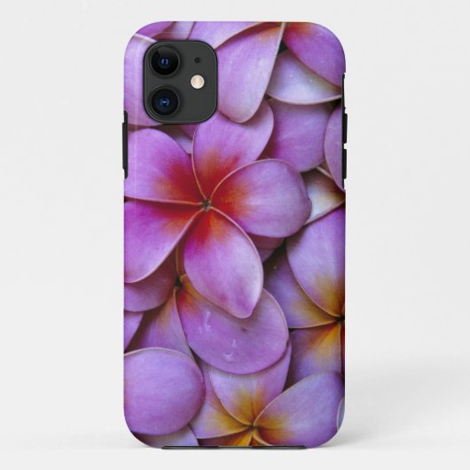 アメリカ ハワイ州 マウイ島。ピンクのプルメリアの花 Case-Mate iPhoneケース (裏面)