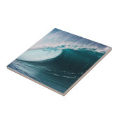 アメリカ、ハワイ、オアフ、ラージウェーブ タイル (側面)