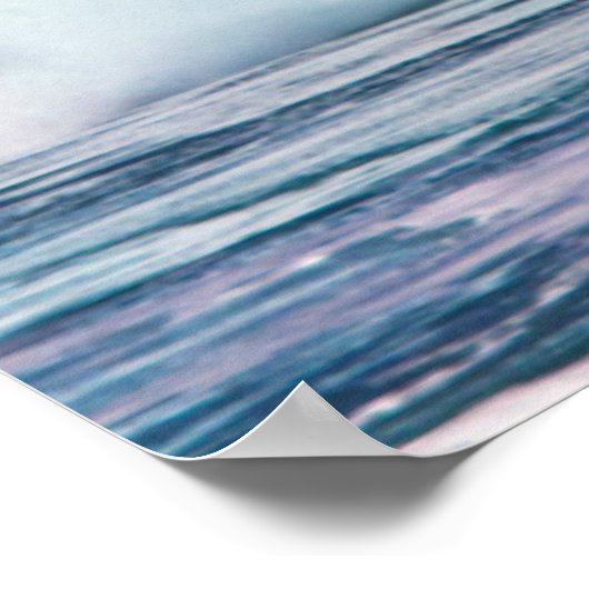 アメリカ,ハワイ,オアフ,大波 ポスター (角)