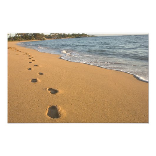 アメリカ、ハワイ、カウアイ、カパ、ビーチフロント。RF) フォトプリント (正面)