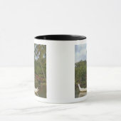 アメリカ，ハワイ，カウアイ，スミスファミリールアウ（ハワイ式宴会）ガーデン マグカップ (中央)