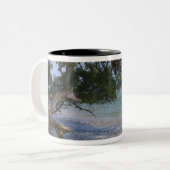 アメリカ、ハワイ、カウアイ、ビーチシーニック。RF) ツートーンマグカップ (正面左)