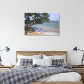 アメリカ、ハワイ、カウアイ、ビーチ風光明媚。RF) キャンバスプリント (インサイチュ (寝室))