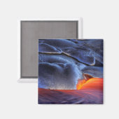 アメリカ、ハワイ、ビッグアイランド、キラウエア、火山NP、 マグネット (正面/裏面)