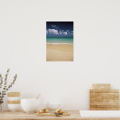 アメリカ、ハワイ。ビーチ場 ポスター (キッチン)