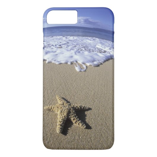 アメリカ、ハワイ、マウイ島、マケナビーチ、ヒトデと Case-Mate iPhoneケース (裏面)