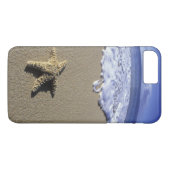 アメリカ、ハワイ、マウイ島、マケナビーチ、ヒトデと Case-Mate iPhoneケース (裏面(横))