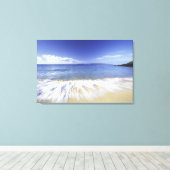 アメリカ、ハワイ、マウイ、サーフ来はマケナに キャンバスプリント (インサイチュ (ウッドフロア))