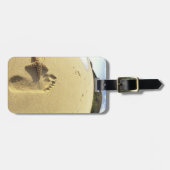 アメリカ、ハワイ、マウイ、マケナビーチ、フットプリント、 ラゲッジタグ (正面横)