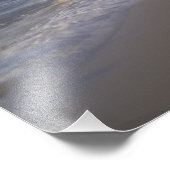 アメリカ、ハワイ、マウイ、砂浜の足跡、マケナ フォトプリント            (角)