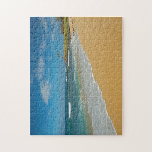 アメリカ,ハワイ,モロカイ島,スリーマイルビーチ ジグソーパズル (縦)