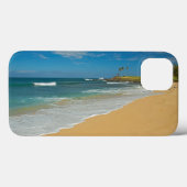 アメリカ、ハワイ、モロカイ島、スリー・マイル・ビーチ Case-Mate iPhoneケース (裏面 (横))