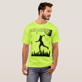 アメリカ バドミントン Tシャツ (正面フル)