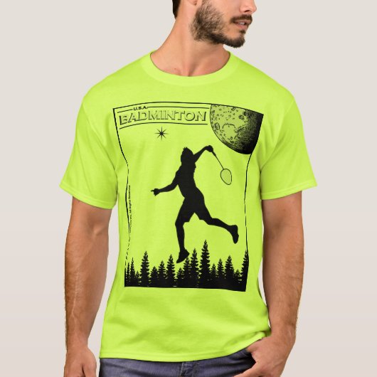 アメリカ バドミントン Tシャツ (正面)