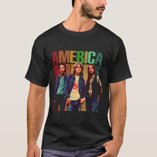 アメリカ バンド ベース奏者 Tシャツ (正面)