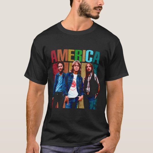 アメリカ バンド ベース プレーヤー Tシャツ (正面)