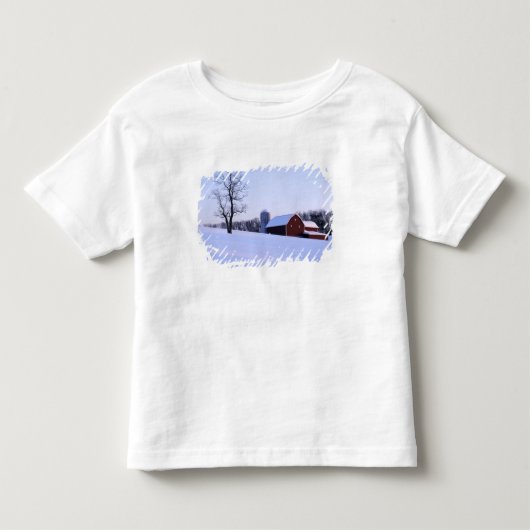アメリカ, バージニア州, シェナンドー渓谷, 納屋 トドラーTシャツ (正面)