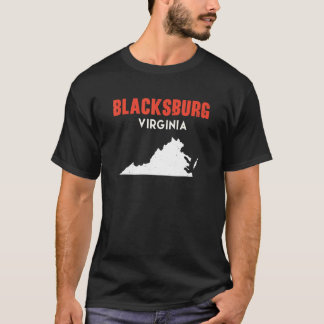 アメリカ バージニア州 ブラックズバーグ アメリカ旅行 バージニア Tシャツ