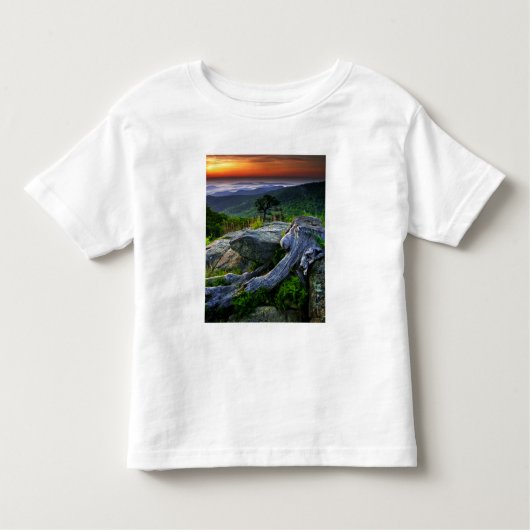 アメリカ、バージニア、シェナンドア国立公園。 トドラーTシャツ (正面)