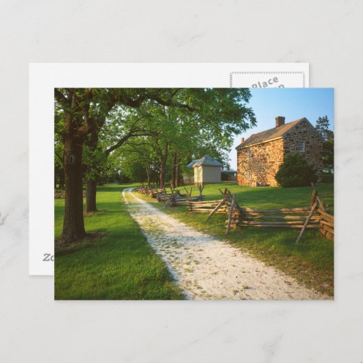 アメリカ、バージニア、フェアファックス郡、サリー・プランテーション ポストカード (正面/裏面)