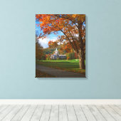 アメリカ,バージニア,ホット春,ホームステッド キャンバスプリント (インサイチュ (ウッドフロア))