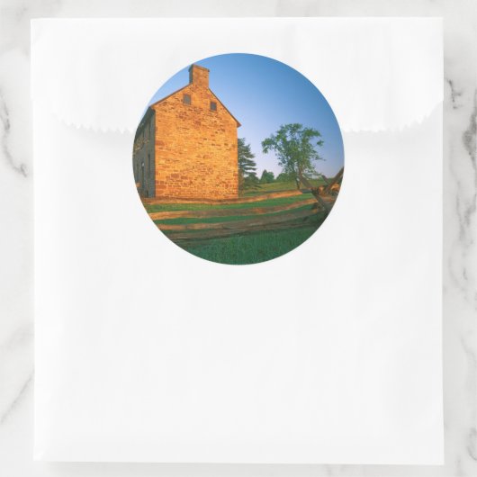 アメリカ、バージニア、マナサスのナショナルバトルフィールド2 ラウンドシール (バッグ)