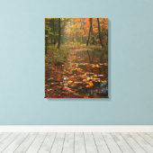 アメリカ，バージニア，秋のDouit州パーク キャンバスプリント (インサイチュ (ウッドフロア))