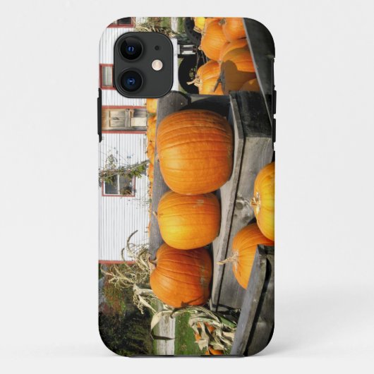 アメリカ, バーモント州。カボチャ Case-Mate iPhoneケース (裏面)