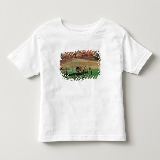 アメリカ、バーモント州、農場 トドラーTシャツ (正面)