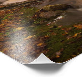 アメリカ，バーモント，イーストアーリントン，流れるストリーム2 フォトプリント            (角)