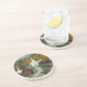 アメリカ、バーモント、ウェイツ川。秋の葉：追加 コースター (側面)