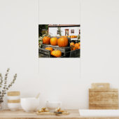 アメリカ、バーモント。カボチャ ポスター (キッチン)