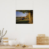 アメリカ、バーモント、サウスウッドストック、ジェンネ・ファーム ポスター (キッチン)