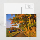 アメリカ、バーモント、サウスウッドストック ポストカード (正面/裏面)