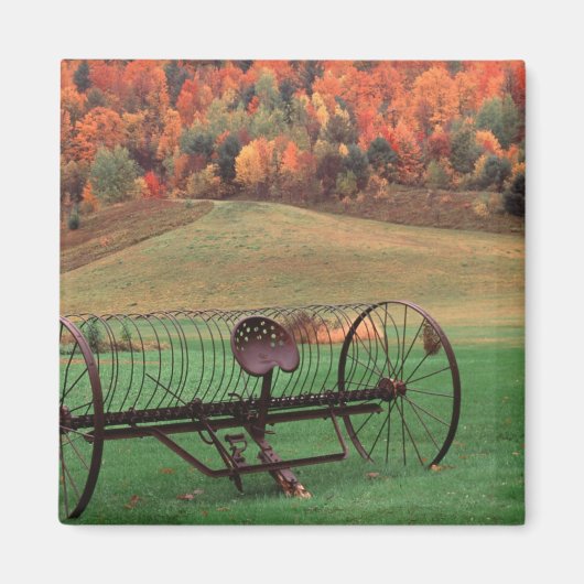 アメリカ、バーモント、ファーム。 マグネット (正面)