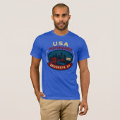 アメリカ・パフォーマンス・ブルックリン Tシャツ (正面フル)