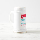 アメリカ ビールジョッキ (正面左)