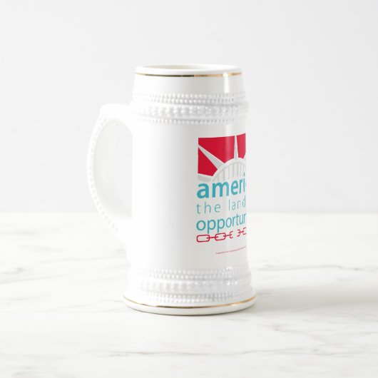 アメリカ ビールジョッキ (正面左)