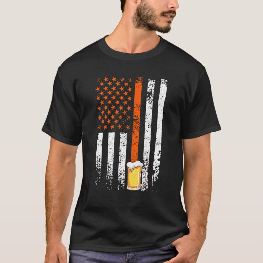 アメリカ ビール 父の日 メンズ ビール好き 2 Tシャツ (正面)
