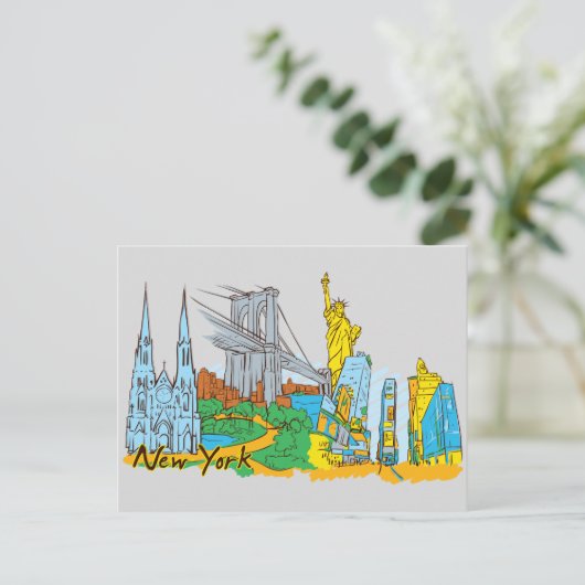 アメリカ・ファーモン・シティ・ニューヨーク ポストカード (スタンド正面)