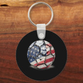 アメリカ フットサル サッカー キーホルダー (正面)