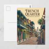 アメリカ フランス人地区 ポストカード (正面/裏面)