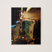 アメリカ、フリカ、マイアミ、南ビーチ夜。2 ジグソーパズル (縦)