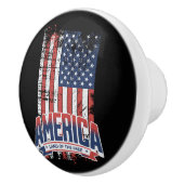 アメリカ – フリーの土地 セラミックノブ (右)