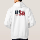 アメリカ – フリーの土地 パーカ (裏面)