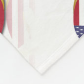 アメリカ フリースブランケット (角)