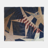 アメリカ..... フリースブランケット (正面(横))