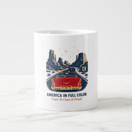 アメリカ フルカラー コーヒーマグ ジャンボコーヒーマグカップ